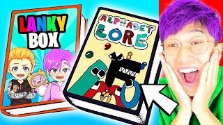 ALPHABET LORE DIY GAMING BOOK!? (ALL LETTERS TRANSFORMATION) *LANKYBOX REACTION*