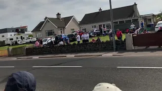 Last lap of the Superbike Race at the Northwest 200