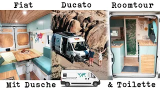 Fiat Ducato Roomtour - 100% autarker Camper für die Panamericana | Fulltime Vanlife |Dusche&Toilette