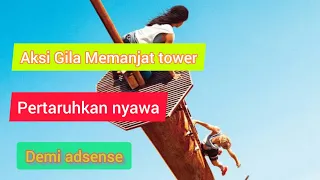 Aksi Berbahaya  Menantang Maut Memanjat Tower TV tertinggi di Dunia I Fall 2022