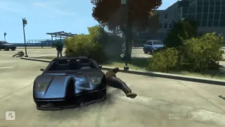 GTA 4 - Аварии, трюки и падения (Stunts and Crashes) #5