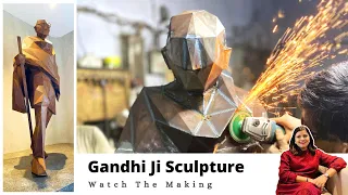 Making of Mahatma Gandhi Sculpture | Modern Art