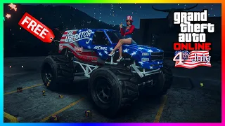 GTA 5 Online Happy 4th Of July Independence Day 2022 DLC Update - FREE Money, RARE Vehicles & MORE!