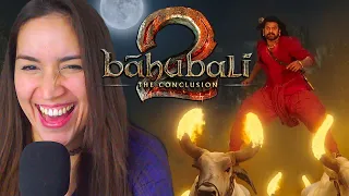 BAAHUBALI 2: The Conclusion Blew Our MINDS! | First Time Watching | Part 1/3