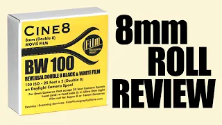 8mm Roll Review - Cine8 BW 100 Reversal / Cine-Kodak 8 Model 60 Camera