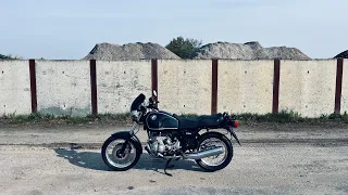 Mit der BMW R80R über den Hümmling