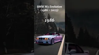 Epic Evolution of BMW M3 (1986 - 2023) #shorts
