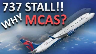 Boeing 737 Stall Escape manoeuvre, why MAX needs MCAS!!
