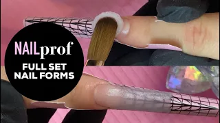 How to Sculpt Acrylic Nails with Forms & Pinchers