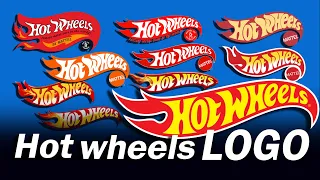 EVOLUTION OF HOT WHEELS LOGO 1968 - PRESENT (2020)