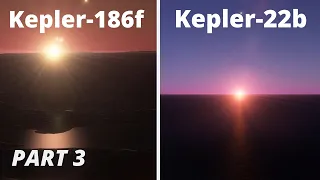 Sunrise from other planets and moons V3 (Exoplanets)