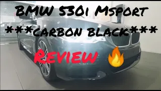 2020 BMW 530i Msport (Carbon Black) ***Review🔥***