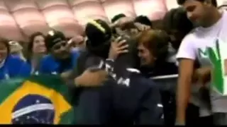 Mario Balotelli Hugs His Jewish Adoptive Mother Silvia after Victory over Germany  28/6/12