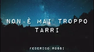 Federico Rossi - Non è mai troppo tardi • testo