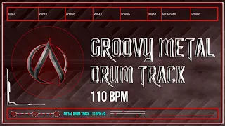 Groovy Metal Drum Track 110 BPM (HQ,HD)