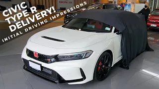 Type R Delivery Day! Owner's Initial Driving Impressions #honda #civictyper #hondacivictyper #typer