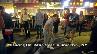 Dancing On 86th Street In Brooklyn, New York #Brooklyn #86thstreet #newyorkcity #dancing #disco