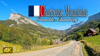 Massif de la Chartreuse, France 🇫🇷 Scenic Drive from Grenoble to Chambéry [Driver's View] [POV]