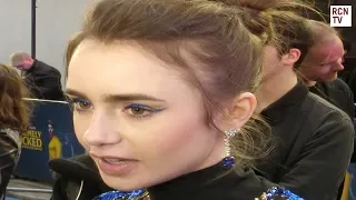 Lily Collins Interview Extremely Wicked Shockingly Evil and Vile Premiere