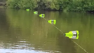 Рыбалка на перемет из баклашки