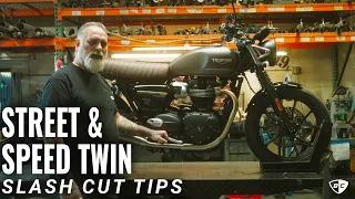 Slash Cut Tips for Speed Twin 900