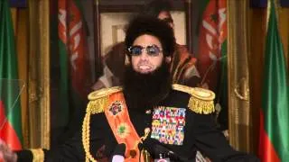 The Dictator - Admiral General Alaldeen's New York Press Conference