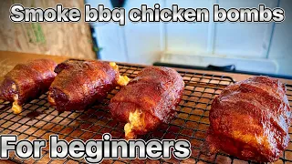 The best smoke bbq chicken bombs - pellet grill - how to smoke chicken thighs -@HeathRilesBBQ