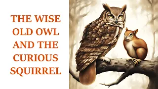 THE WISE OLD OWL AND THE CURIOUS SQUIRREL|MORAL STORIES FOR KIDS|ENGLISH STORIES|BEDTIME STORY