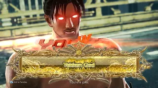 Jin finally Promoted to Tekken God Rank 😍😍