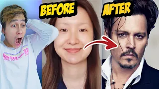 Chinese Johnny Depp Makeup Transformation PROVES Makeup Is a LIE (TIK TOK CHINA)