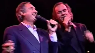 1993 Roof Party Neil Diamond and Neil Sedaka sing Happy Birthday Sweet Sixteen