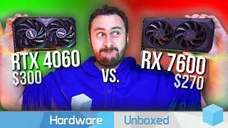Radeon RX 7600 vs. GeForce RTX 4060, 40 Game Benchmark @ 1080p & 1440p
