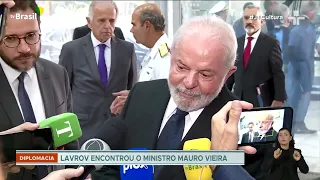 Após criticar EUA, presidente Lula recebe chanceler da Rússia, Sergey Lavrov, em Brasília