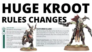 MASSIVE Kroot Rules Reveals - Detachment, Rampager Damage, Respawn Units and Character Rules