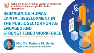 Webinar Series on Human Capital Development as a Driver in Improving Public Sector Productivity 2