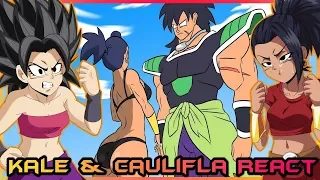 Kale and Caulifla React to BROLY VS KALE, Dragon Ball Parody