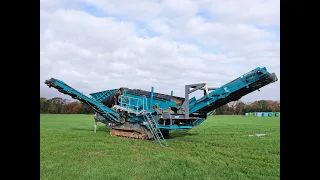 Testing video: Terex Finlay 883 screener, year 2010 (Refnr. BM3539) - DEUTZ ENGINE - 3-Deck