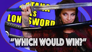 Bartender Reacts *Which would win?* Katana vs Longsword-The Sad TRUTH-Cerberusarms