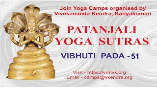 Patanjali Yoga Sutras  Vibhuti Pada-51