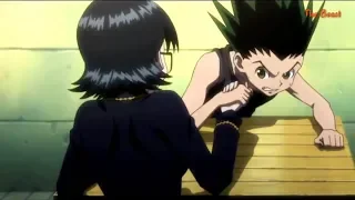 Gon Vs Shizuku Arm Wrestle Match || Hunter X Hunter