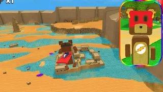 Jogo do urso, super urso com poderes, super velocidade e super pulo, super bear adventure, deserto