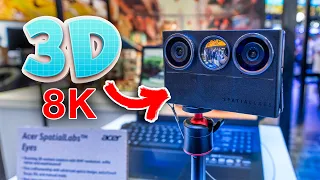 NEW 8K Spatial Camera & Naked Eye 3D Display - Acer SpatialLabs First Look in VR180