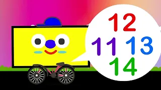 Number Counting 1 to 14 | Happy Numbers | Kids Numeracy