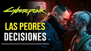 TOP 5 PEORES DECISIONES QUE PUEDES TOMAR EN CYBERPUNK 2077