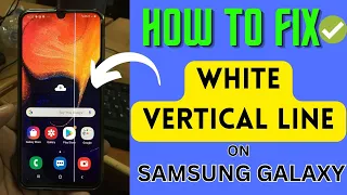 [FIXED] White Vertical Line On Samsung Galaxy A71 Phone Screen | Easy Methods (2024)