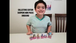 SHOPKINS SEASON 10 MINI PACKS! Collectors Edition! Unboxing Toy Review.