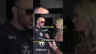 Colby Covington Leaves Laura Sanko Speechless #shorts