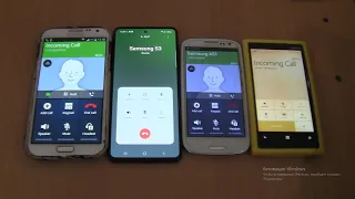 Over the Horizon Incoming call&Outgoing call at the Same Time Samsung  A51+Note 2+S3+Nokia Lumia 920