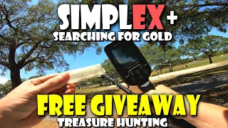 Nokta SIMPLEX Metal Detector SEARCHING FOR GOLD! | FREE GIVEAWAY TREASURE HUNTING