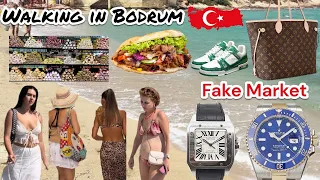 Bodrum Turkey, walking in Bodrum Bazzar Fake Market with Norwegian Jade Cruise 24 August 2023